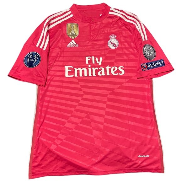 2014/15 Real Madrid pink kit. Cristiano Ronaldo CR7 soccer football jersey. NWT - Picture 1 of 2